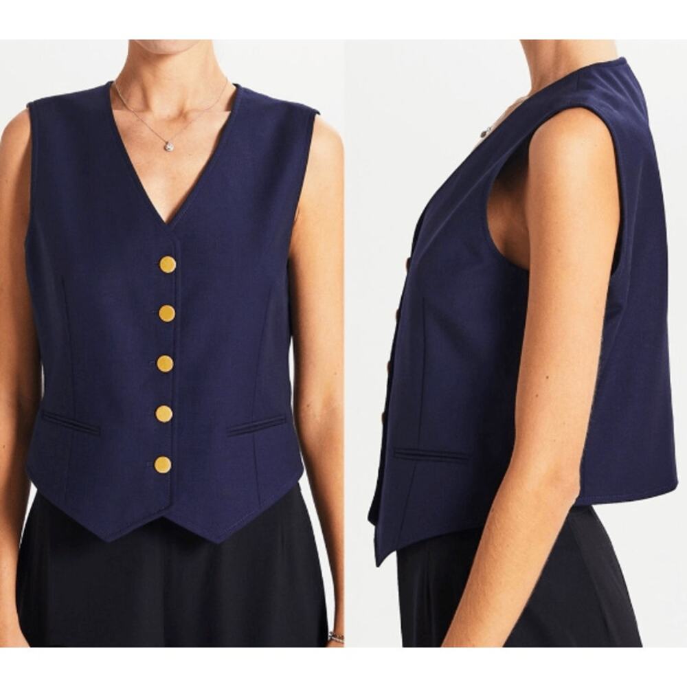 Gucci Uniform Vest Navy Size XS